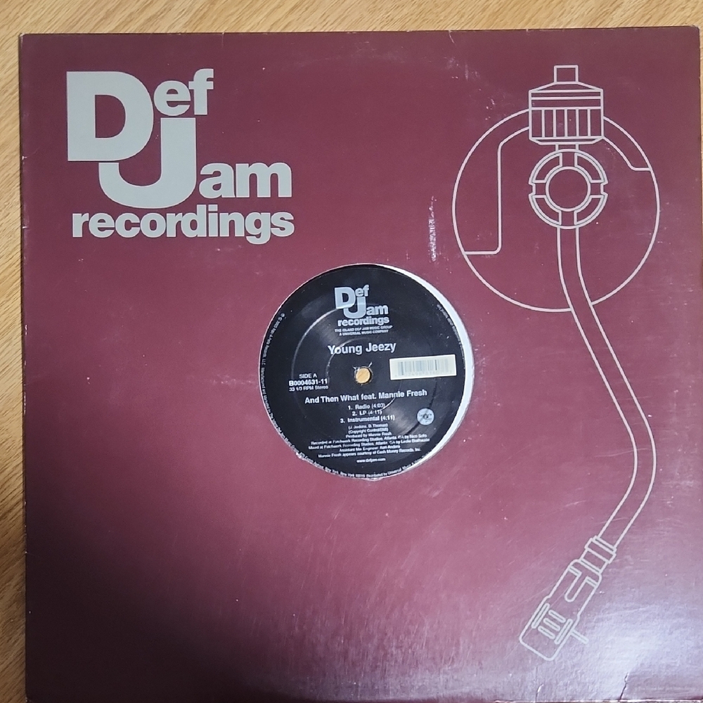 🎶3 For $15🎶 Young Jeezy Vinyl Record Promo Single